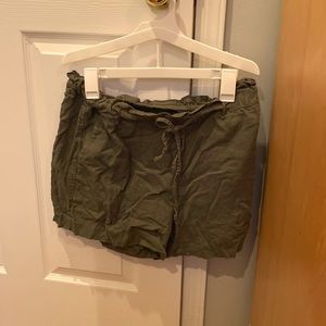 Woman’s green elastic shorts from Banana Republic size medium.